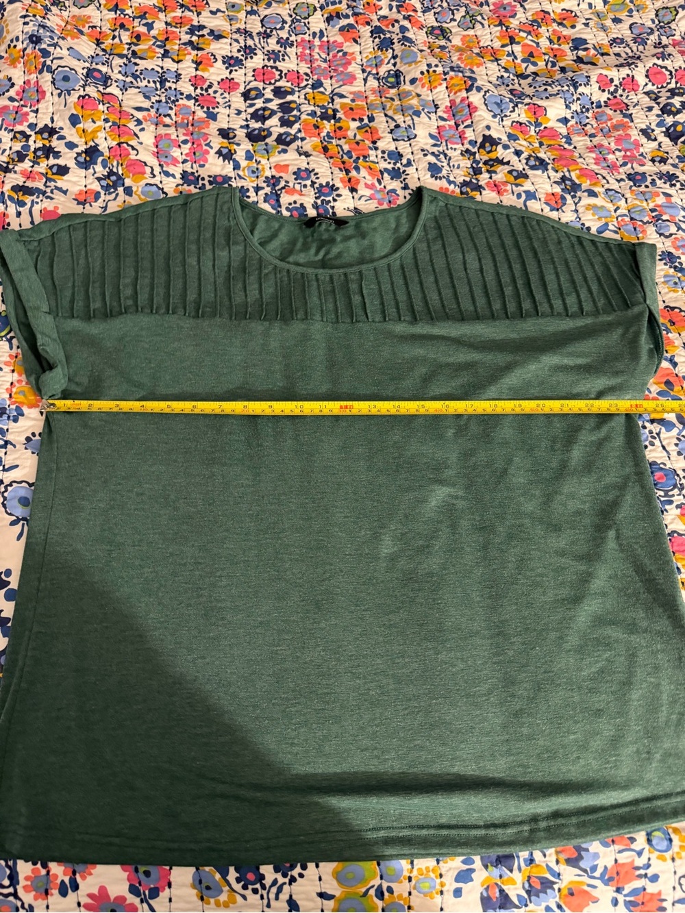 DOKOTOO XL Women’s Hunter Green SOFT Short Sleeve Knit Top - Picture 12 of 13